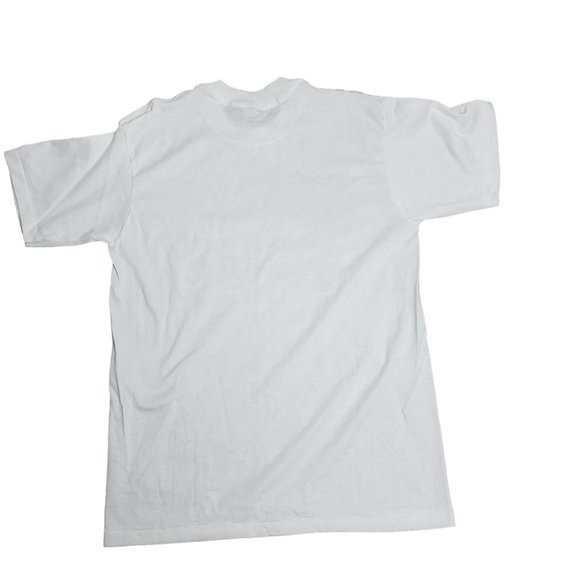 VTG Oneita‎ Size L White George Bush Persian Gulf 1991 Single Stitch Shirt USA - Picture 5 of 5